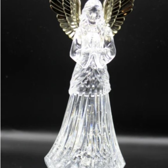 Angel LED Lighted Sparkling Color Changing Snow Globe Water Lamp Christmas Decor - Picture 7 of 7